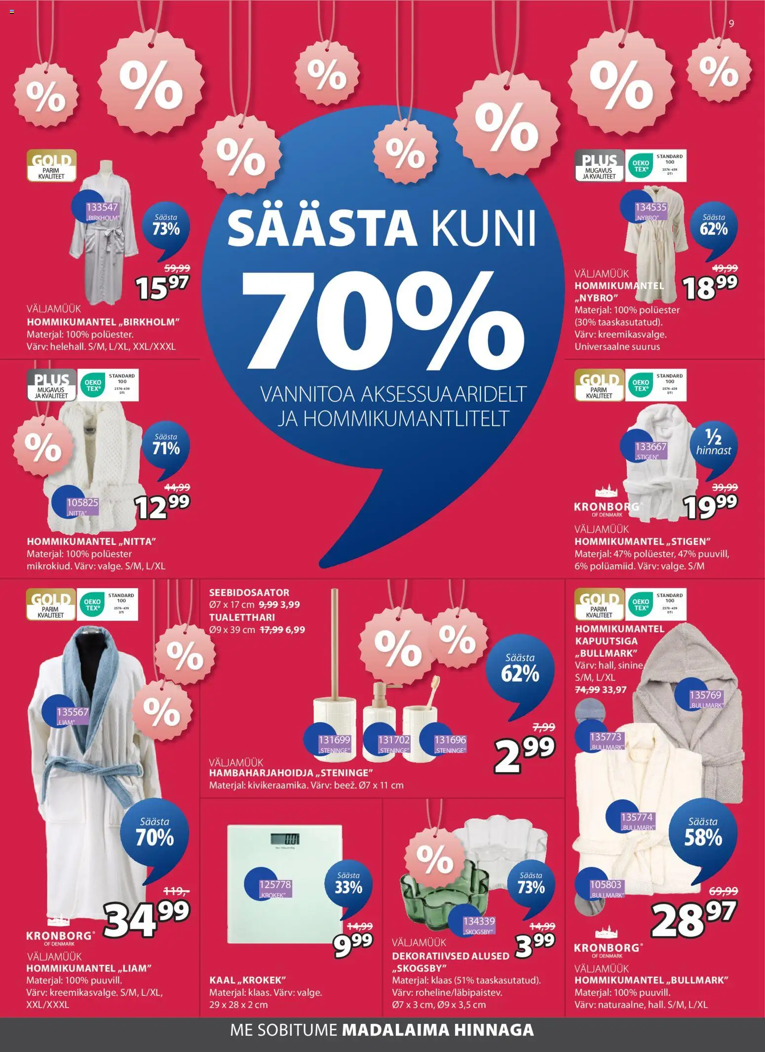 JYSK kliendilehe eelvaade alates 2026.01.06