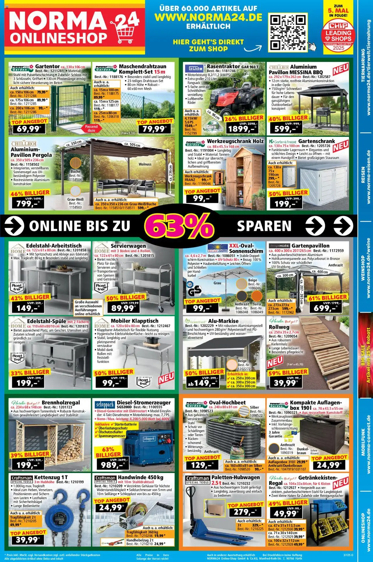 NORMA Prospekt ab 08.09.2025 > Onlineshop + nächste Woche