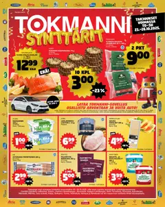 Kaupan Tokmanni Ruokatarjoukset esikatselu, voimassa 23/10/2025