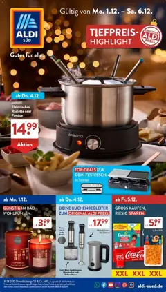 Vorschau von dem Prospekt des Geschäftes Aldi Süd, gültig ab dem 01.12.2025