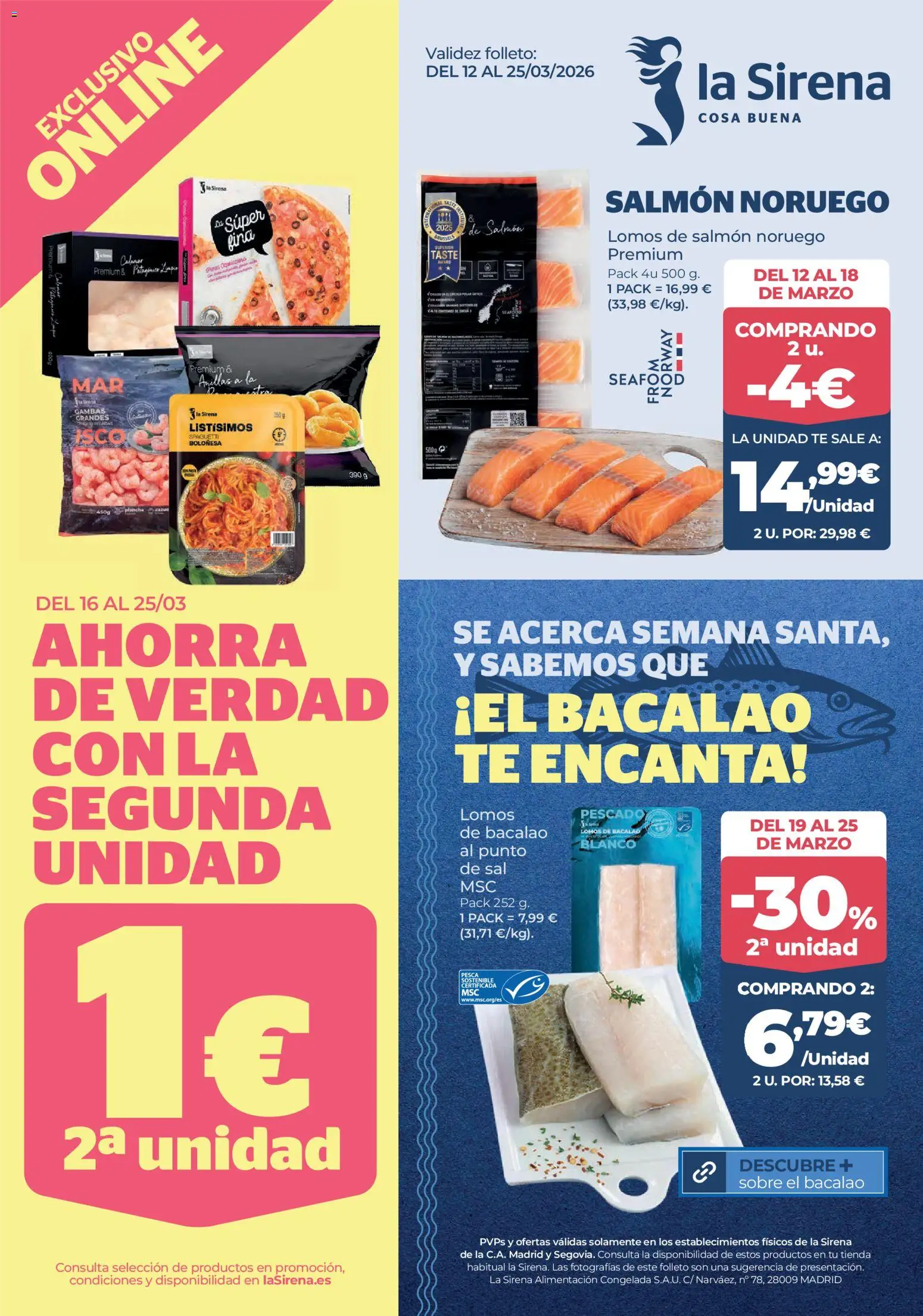 Vista previa del folleto de la tienda La Sirena válido desde el 12/03/2026 