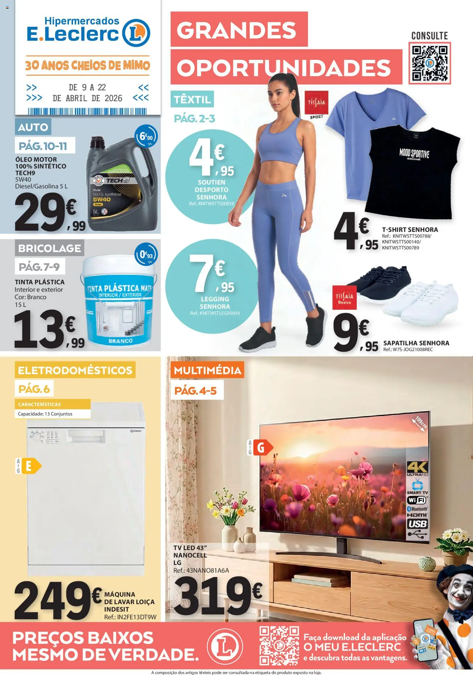 Pré-visualização do folheto da loja E.Leclerc válida a partir de 09/04/2026