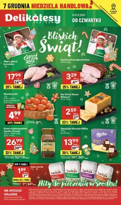 Pogląd gazetki "Sklepy Własne" ze sklepu Delikatesy Centrum ważnej od 04.12.2025