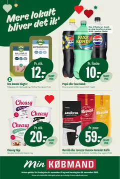 Eksempel på tilbudsavis Tilbudsavis fra butik Min Købmand gyldig fra 14/11/2025