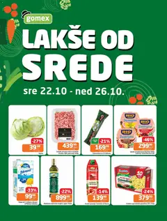 Pregled Gomex kataloga - važi od 22.10.2025