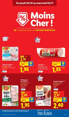 Prévisualisation de Catalogue de la semaine 44 du magasin LIDL formulaire valide 30/10/2025 | Page: 11