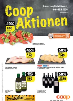 Vorschau des Merkblatts Coop aktionen vom Shop Coop gültig von 09.04.2026 bis 15.04.2026