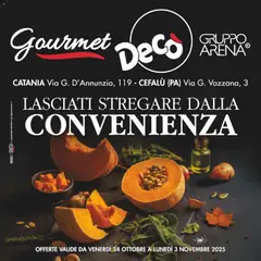 Anteprima dell'opuscolo Volantino Gourmet - Sicilia dal negozio Decò valido da 24/10/2025