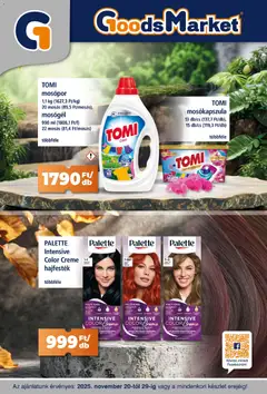 Goods Market - Akciós újság Goods Market megtekintése, amely érvényes 2025.11.20.-től