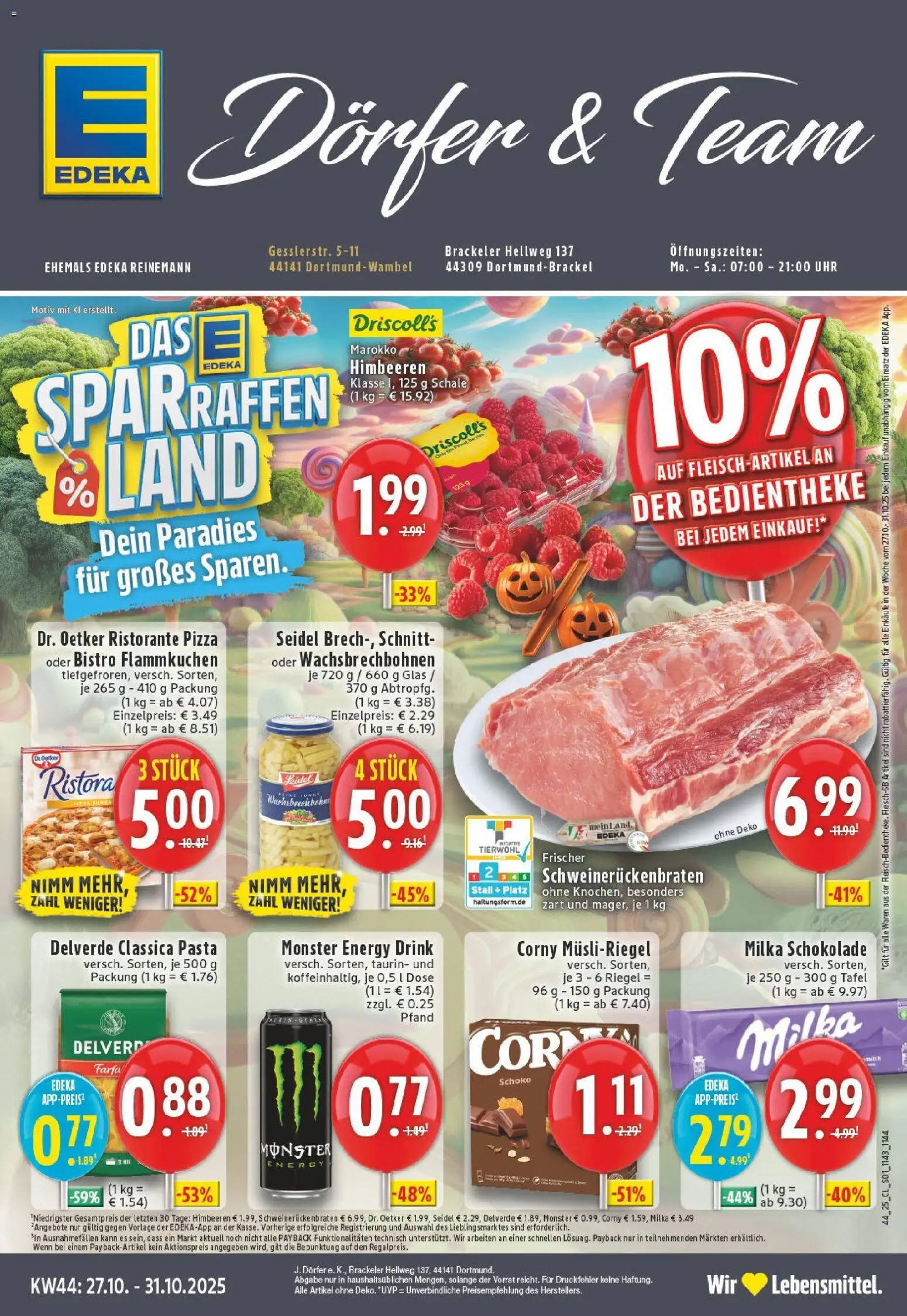 Vorschau von dem Prospekt des Geschäftes Edeka, gültig ab dem 26.10.2025