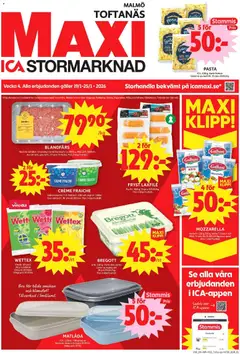 Förhandsgranska reklamblad Malmö från butik ICA Maxi gäller från 19/01/2026