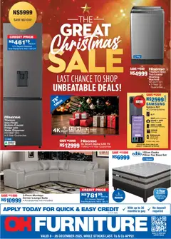 Preview of OK Furniture flyer valid from 08/12/2025