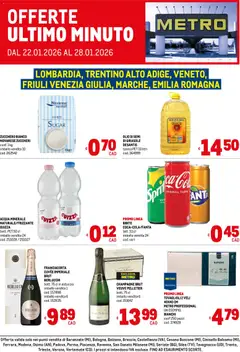Anteprima dell'opuscolo Volantino Offerte ultimo minuto dal negozio Metro valido da 22/01/2026