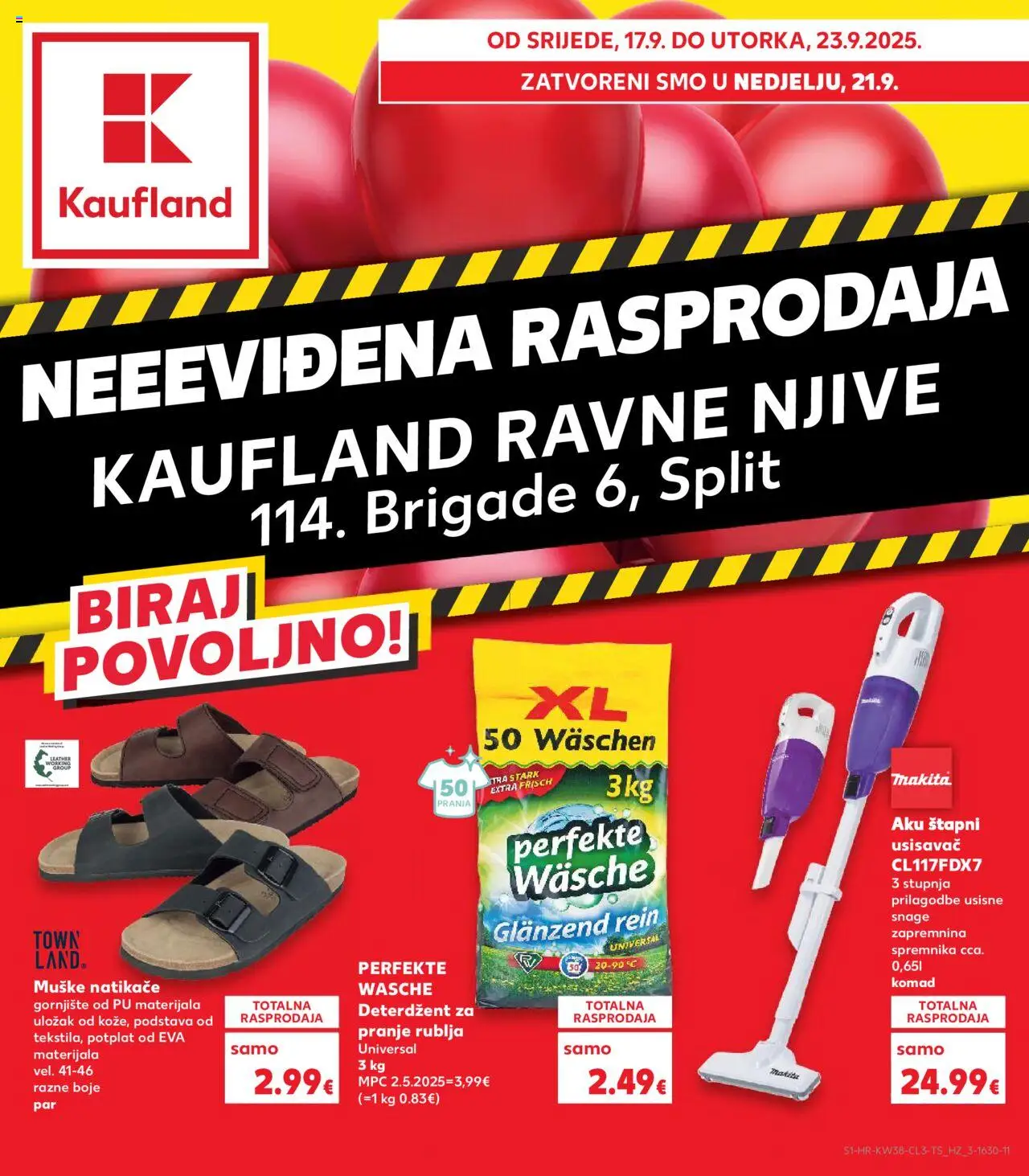 Kaufland HR aktuális szórólap, érvényes 2025.09.17.-től - 1 oldal