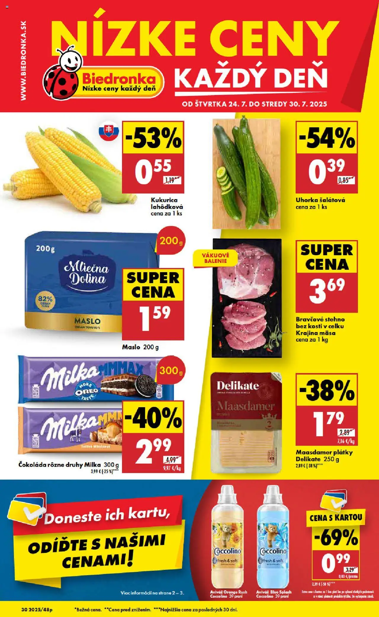 Biedronka Leták (24.07. - 30.07.2025) - Akčná ponuka