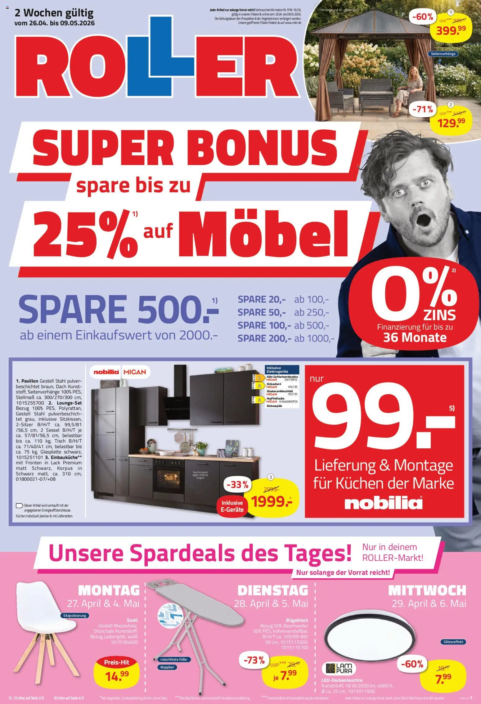 Vorschau von dem Prospekt des Geschäftes Roller, gültig ab dem 26.04.2026