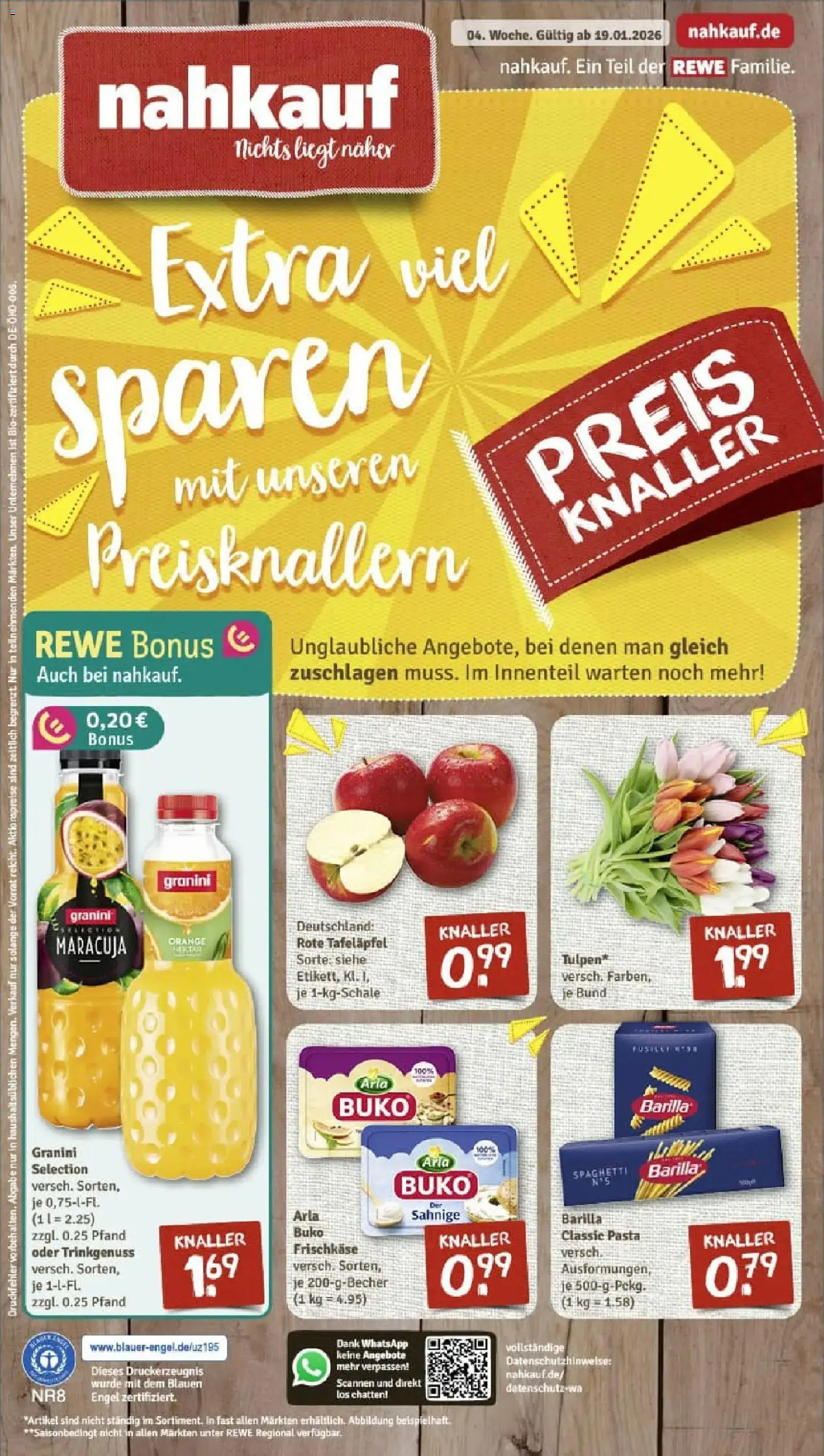 Vorschau von dem Prospekt des Geschäftes Rewe, gültig ab dem 19.01.2026