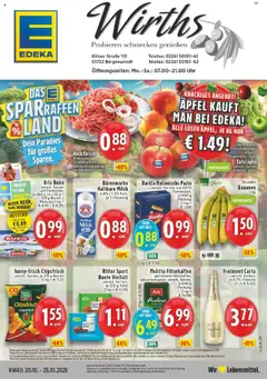 Vorschau von dem Prospekt des Geschäftes Edeka, gültig ab dem 19.10.2025
