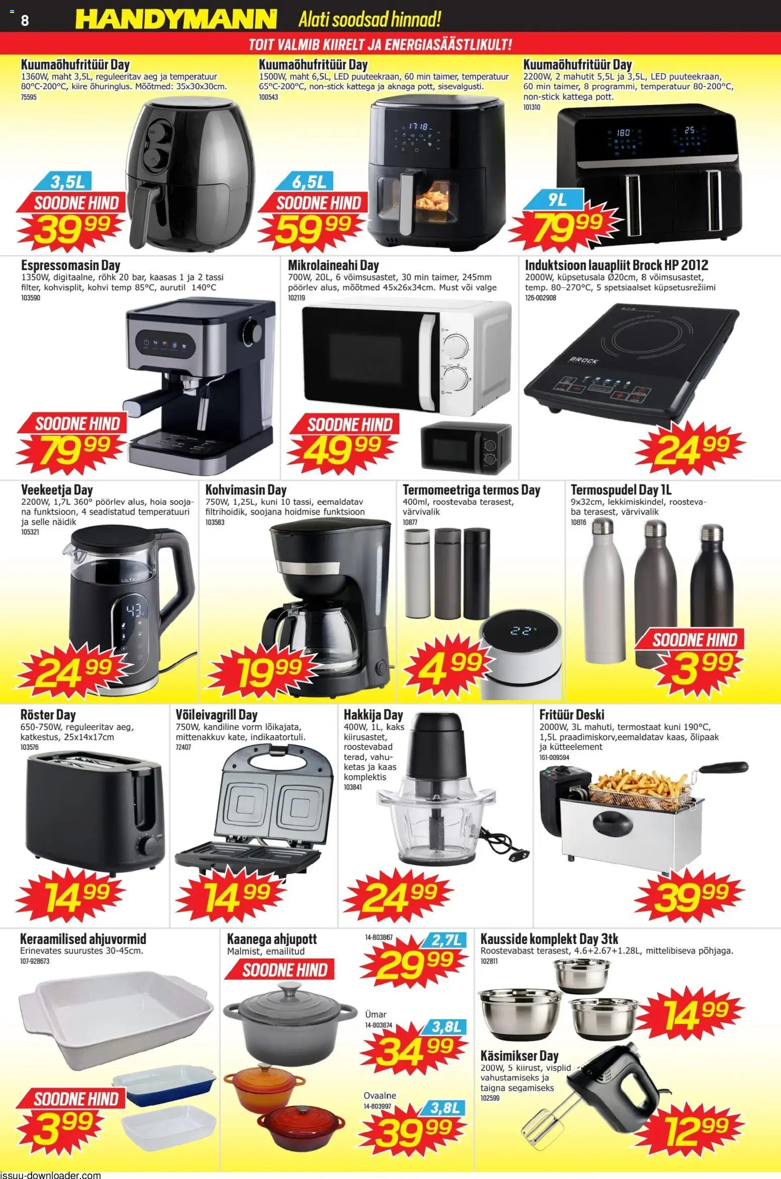 Handymann kliendilehe eelvaade alates 2026.01.03