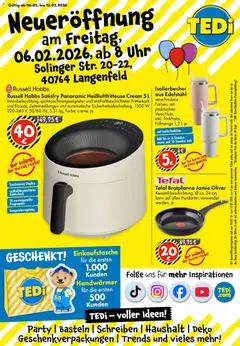 Vorschau von dem Prospekt des Geschäftes TEDi, gültig ab dem 01.02.2026