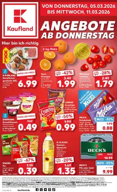 Vorschau von dem Prospekt des Geschäftes Kaufland, gültig ab dem 05.03.2026