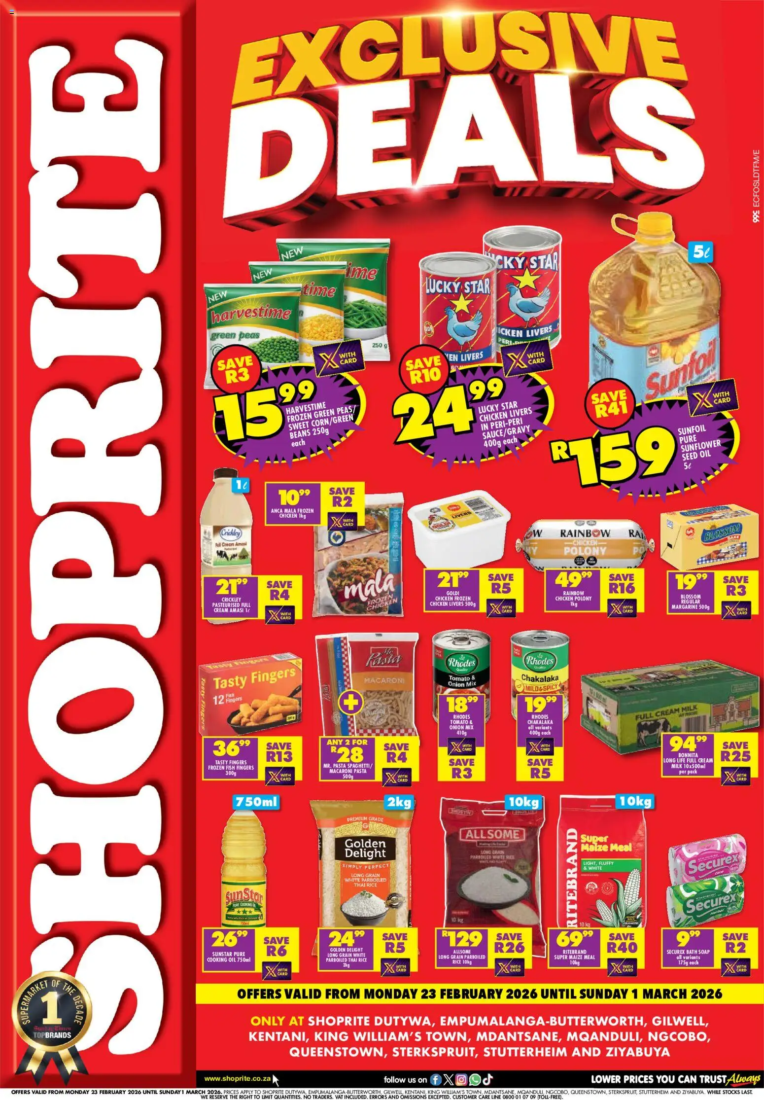 Preview of Shoprite flyer valid from 23/02/2026
