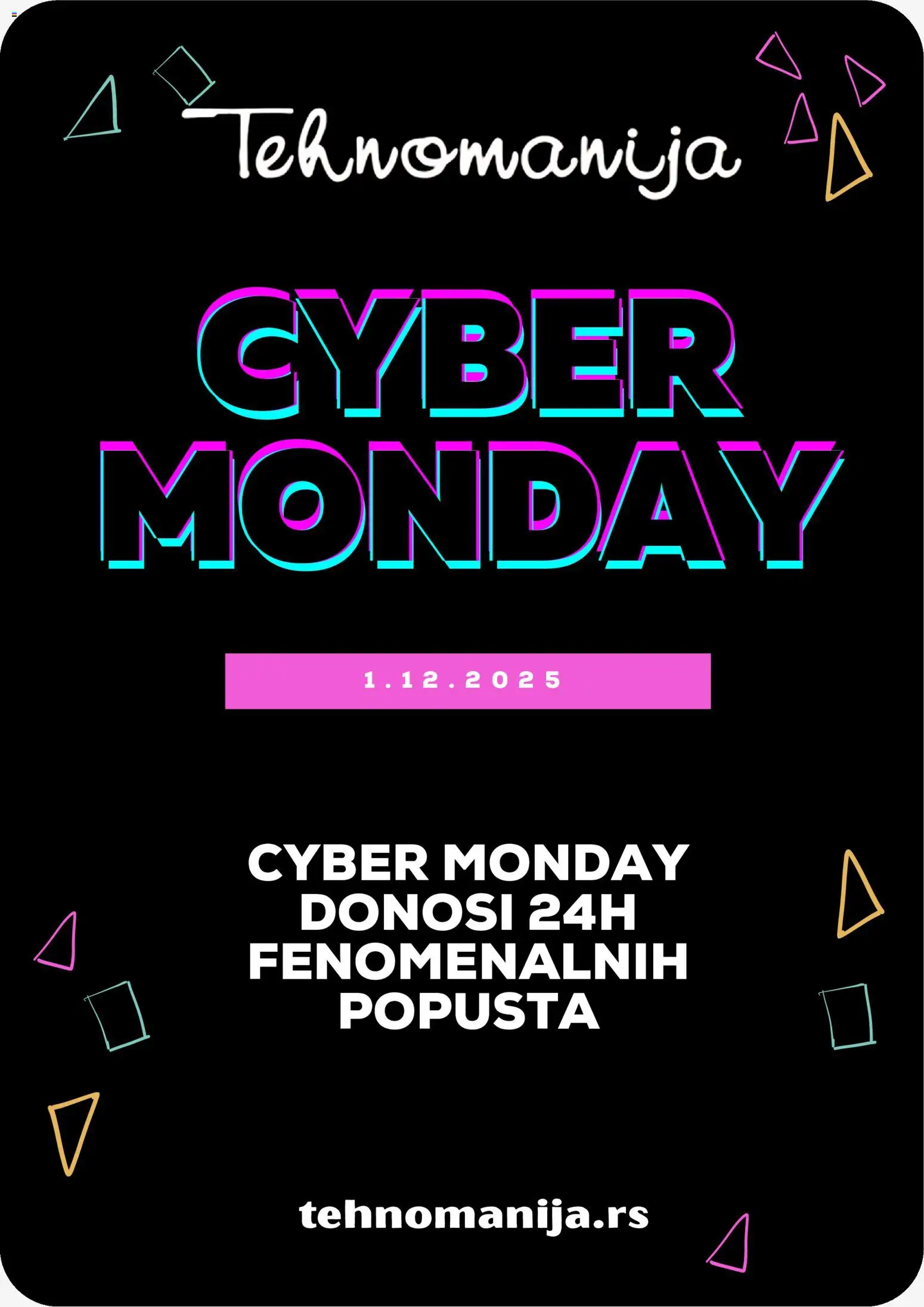 Pregled Tehnomanija kataloga - važi od 01.12.2025