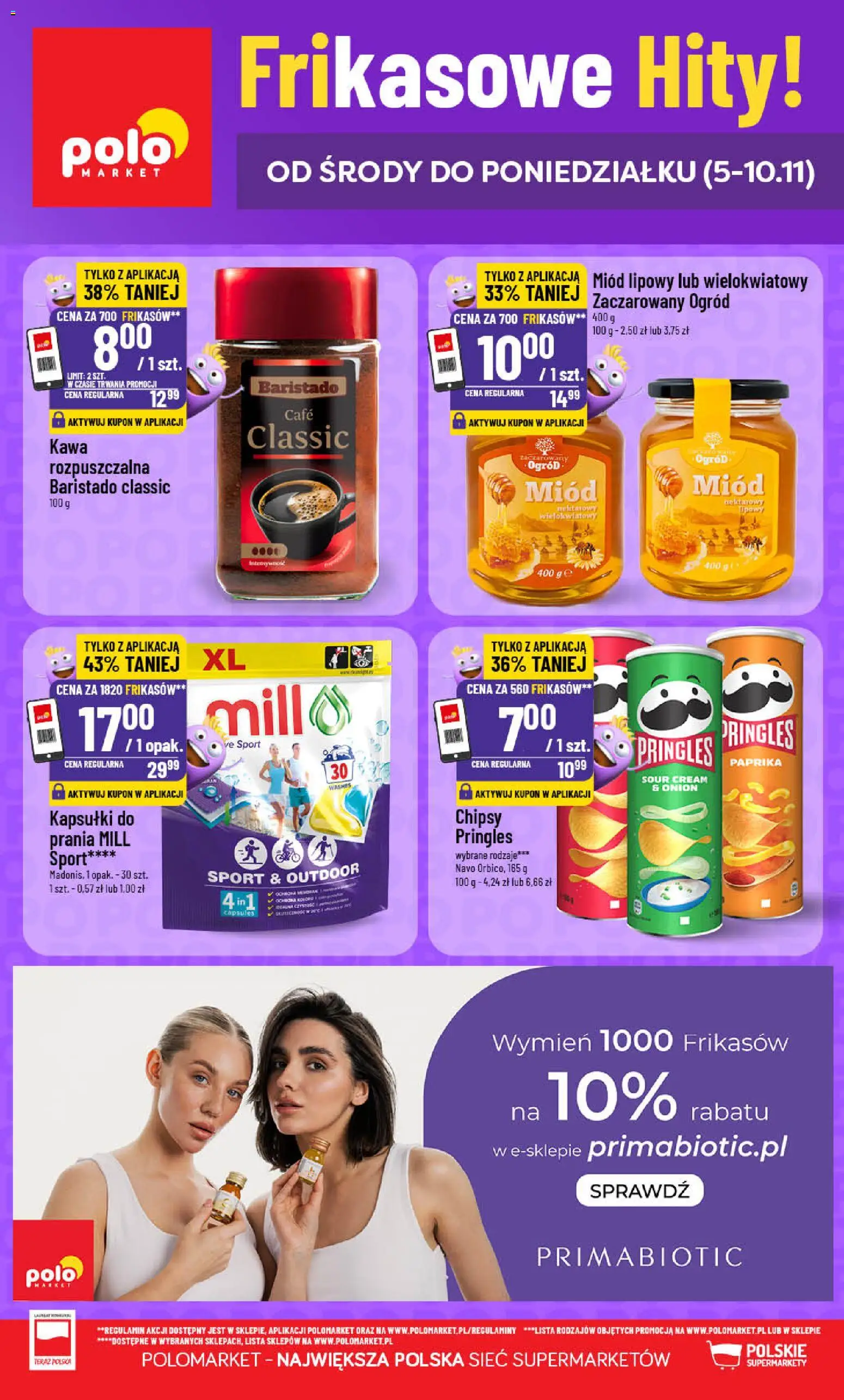 Pogląd gazetki "Frikasowe Hity" ze sklepu POLOmarket ważnej od 05.11.2025