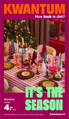 Voorbeeld van Kerstcollectie van winkel Kwantum geldig vanaf 11-11-2025