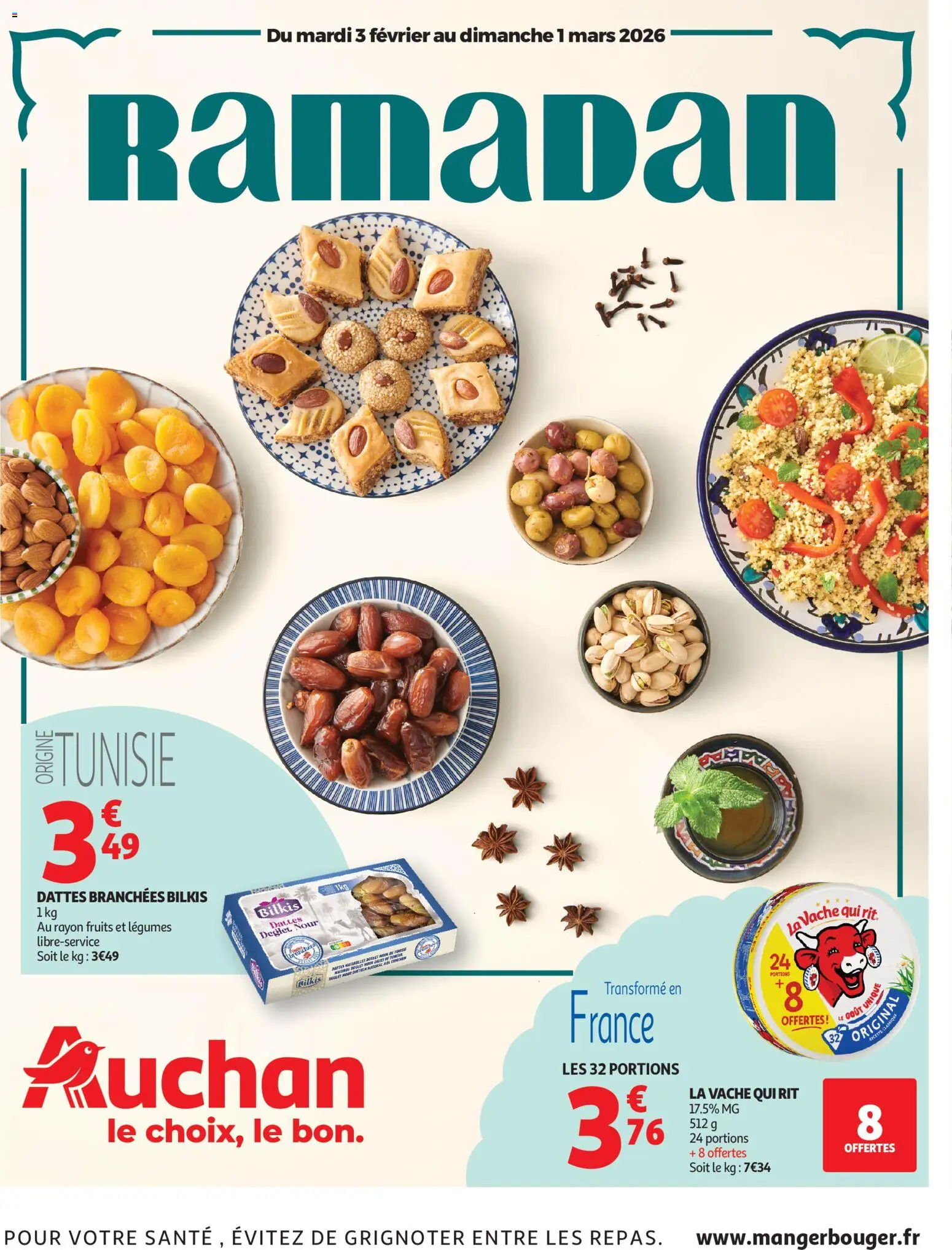 Voorbeeld van Promos Ramadan van winkel Auchan geldig vanaf 03/02/2026