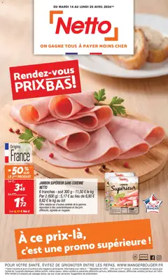 Prévisualisation de Netto - rendez-vous prix bas du magasin Netto formulaire valide 14/04/2026