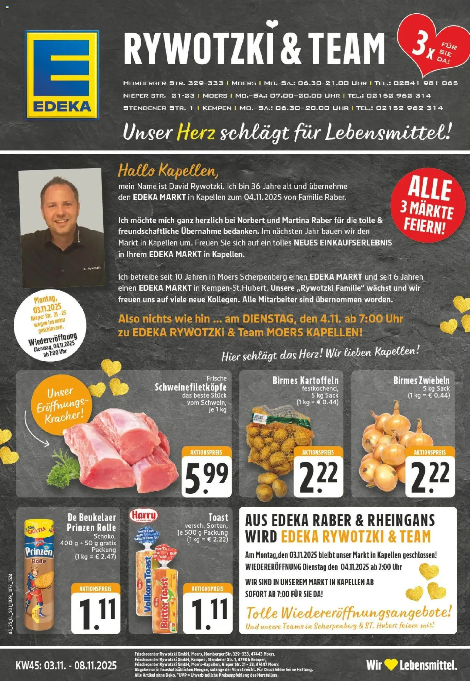 Vorschau von dem Prospekt des Geschäftes Edeka, gültig ab dem 02.11.2025