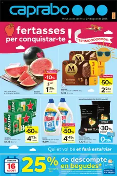 Vista previa del folleto de la tienda Caprabo válido desde el 14/08/2025 