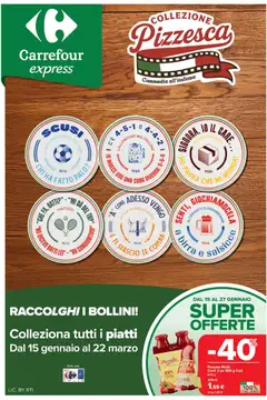 Anteprima dell'opuscolo Volantino Express dal negozio Carrefour valido da 15/01/2026