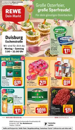 Vorschau von dem Prospekt des Geschäftes Rewe, gültig ab dem 15.03.2026