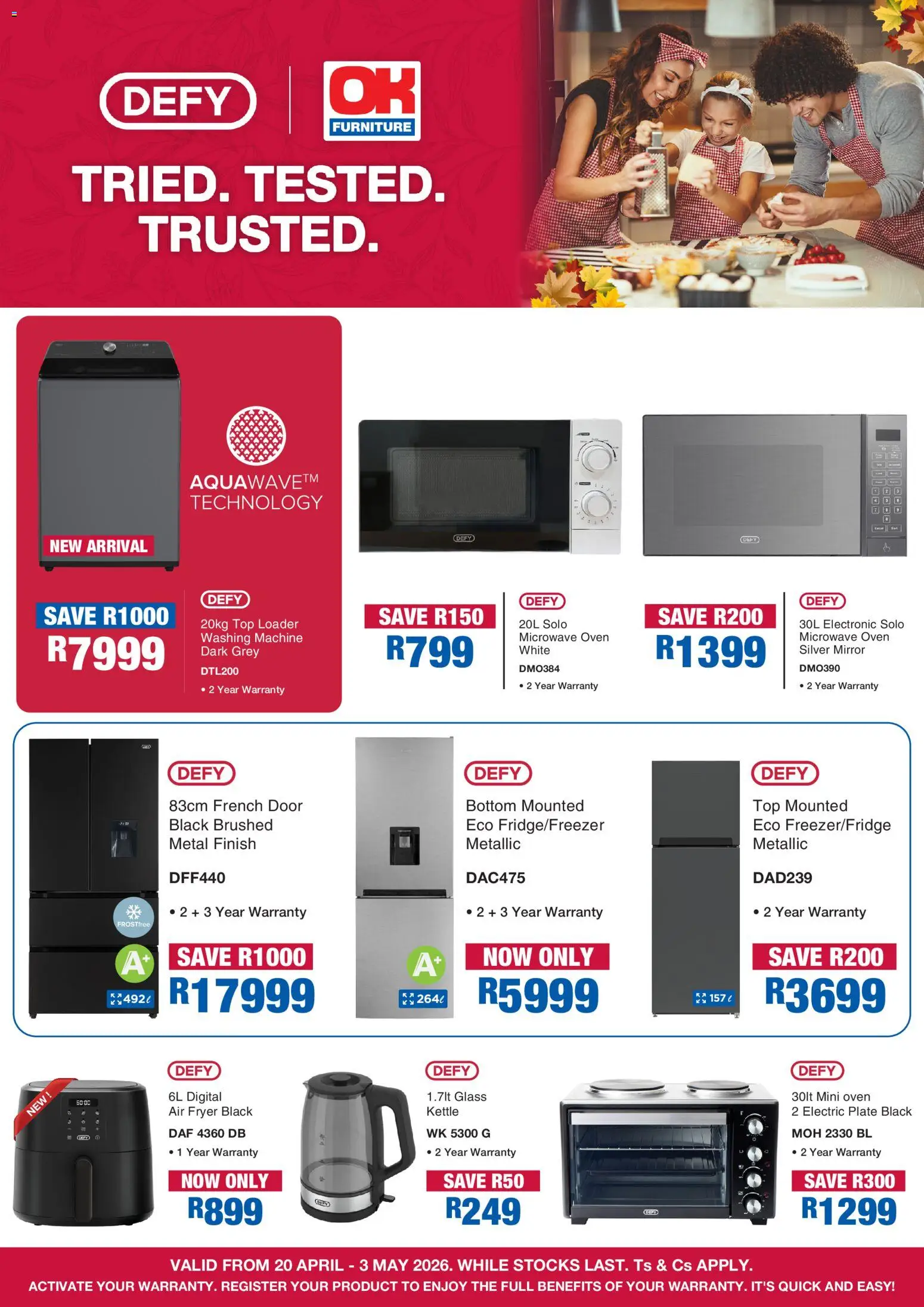 Preview of OK Furniture flyer valid from 20/04/2026