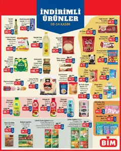 BİM İndirimli Ürünler 08.11.2025 - Broşürünün önizlemesi