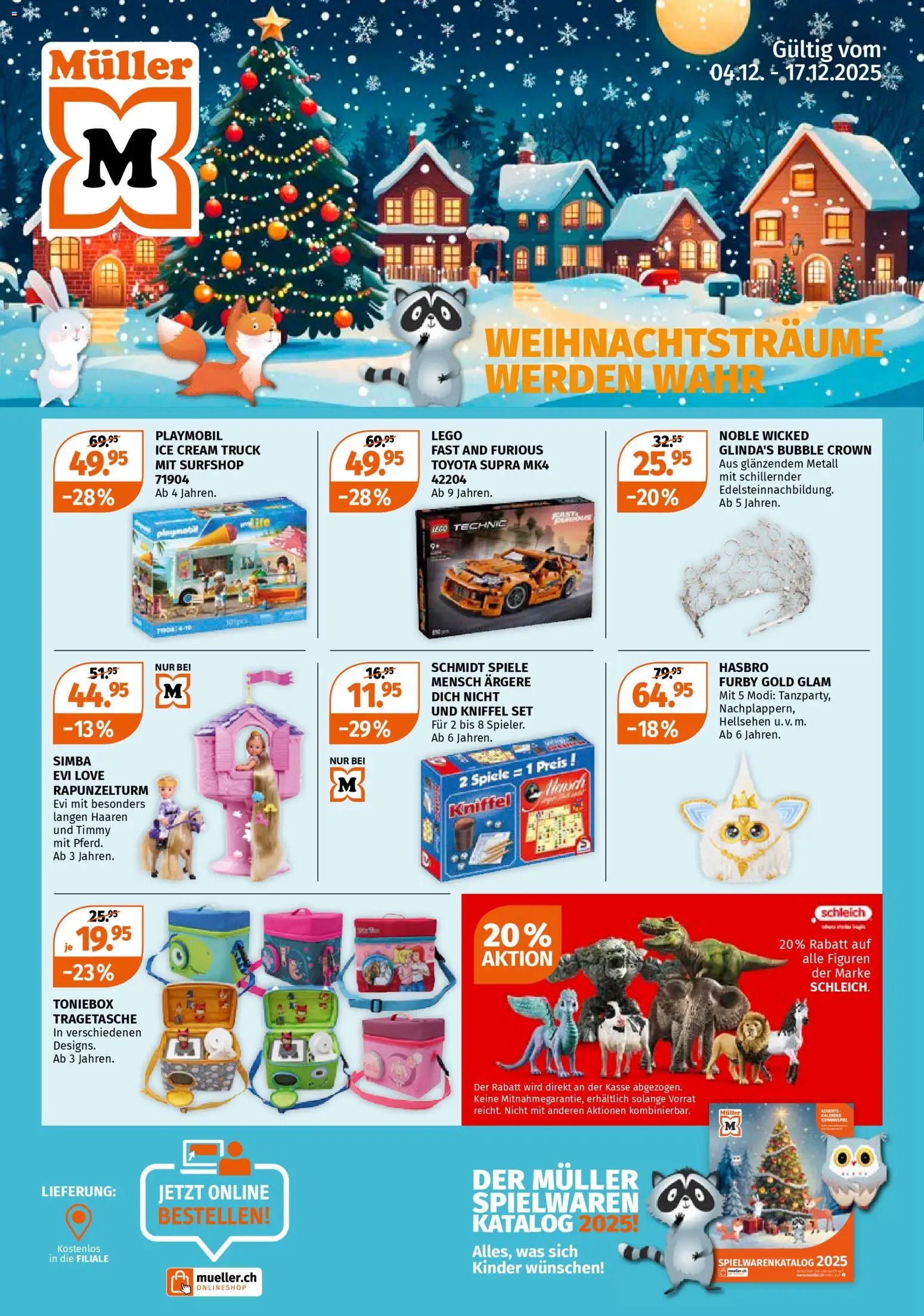 Vorschau des Merkblatts Aktionen Weihnachtsträume vom Shop Müller gültig von 04.12.2025 bis 17.12.2025