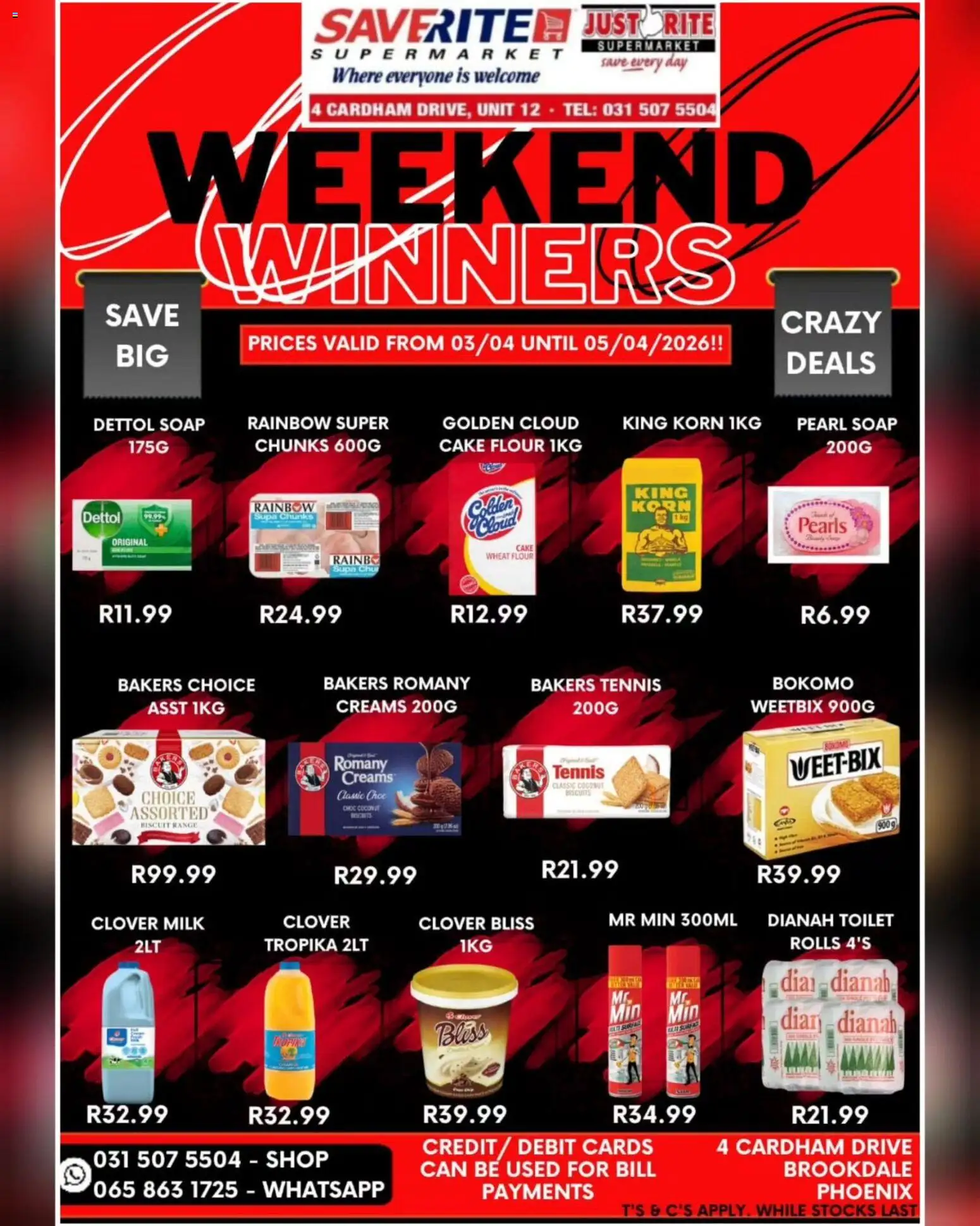 Preview of Saverite flyer valid from 03/04/2026