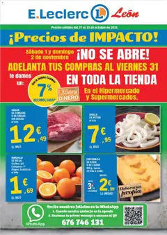Vista previa del folleto de la tienda E.Leclerc válido desde el 27/10/2025 
