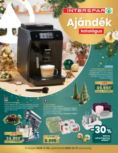Interspar - Ajándék katalógus megtekintése, amely érvényes 2025.12.20.-től