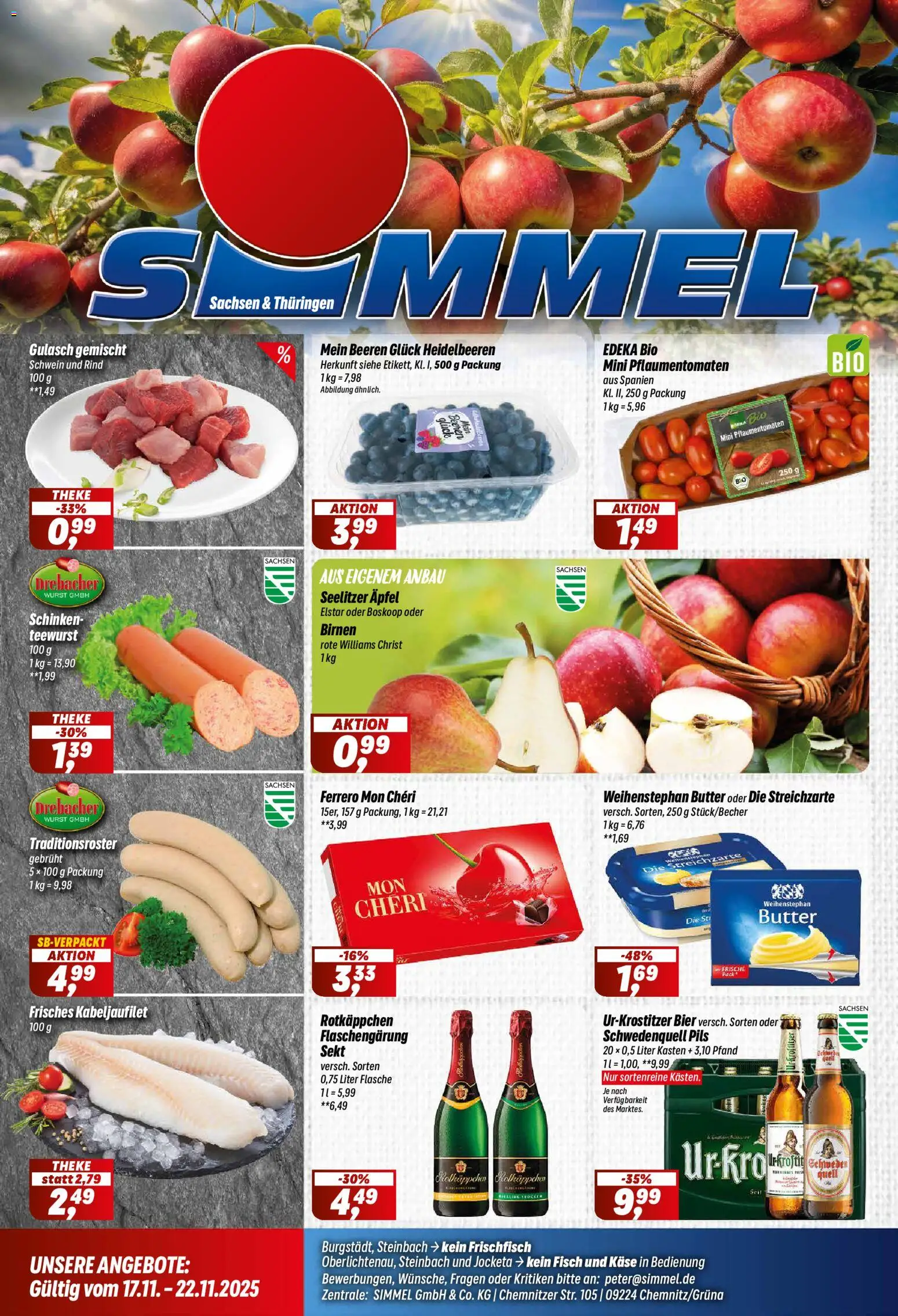 Vorschau von dem Prospekt des Geschäftes Simmel, gültig ab dem 17.11.2025