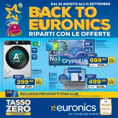 Anteprima dell'opuscolo Volantino Puglia dal negozio Euronics valido da 21/08/2025