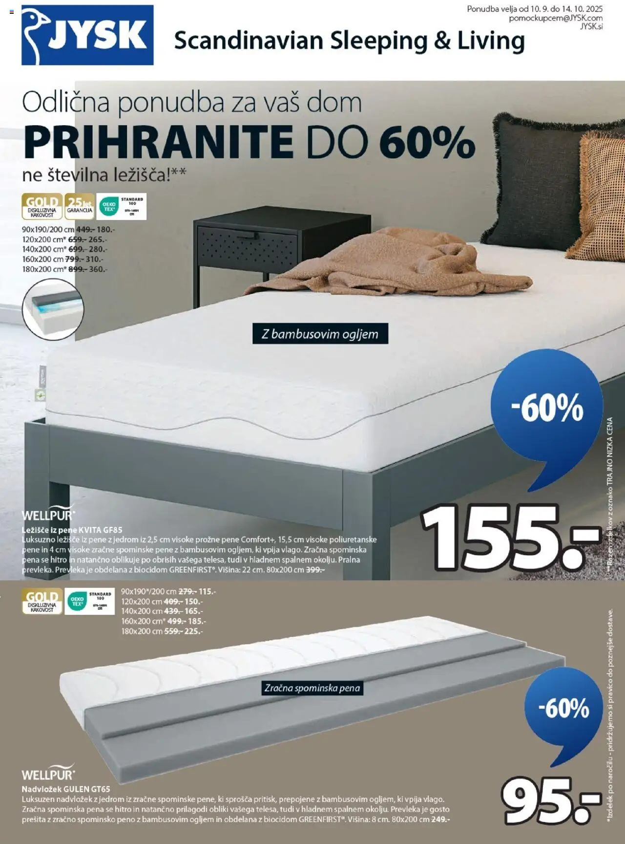 JYSK Katalog od 10.09.2025 - aktualna ponudba - stran 1