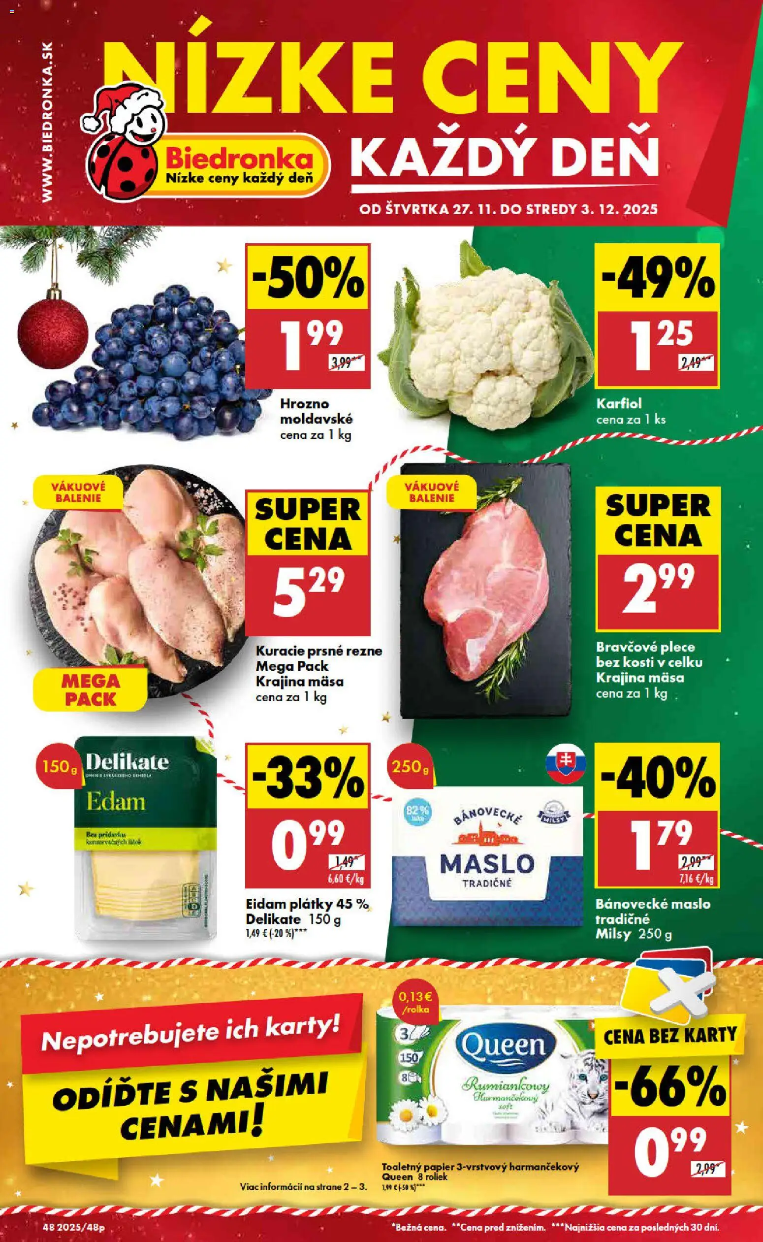 Náhľad Biedronka letáku platného od 27.11.2025
