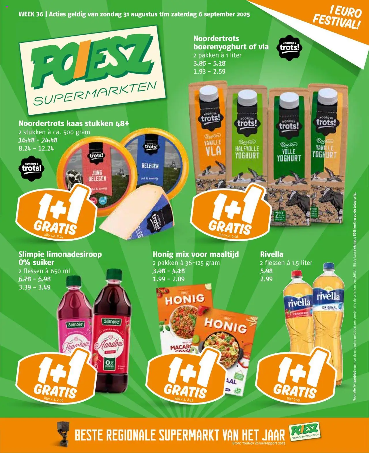 Poiesz shop Folder week 36 geldig vanaf 31-08-2025 - Paginanummer 1