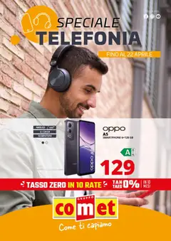 Anteprima dell'opuscolo Comet volantino Telefonia dal negozio Comet valido da 10/04/2026