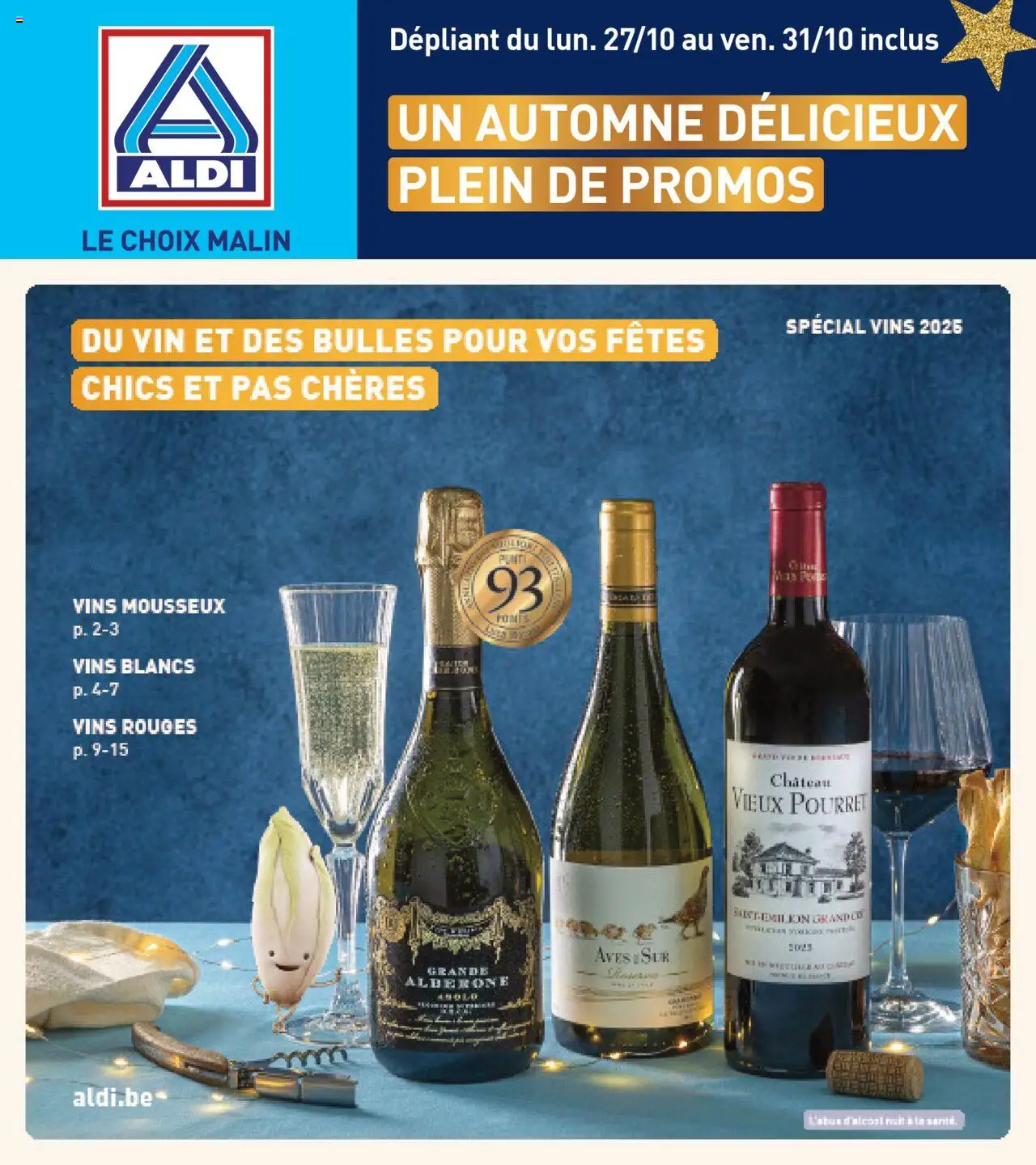 Aldi shop Folder de la semaine 44 geldig vanaf 27/10/2025 - Paginanummer 1