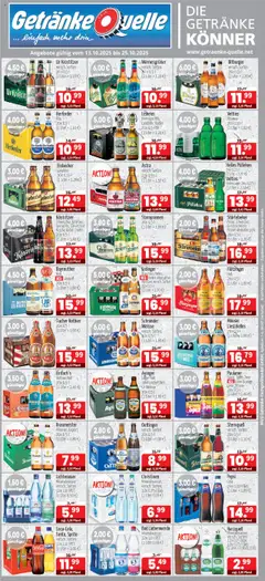 Vorschau von dem Prospekt des Geschäftes Getränke Quelle, gültig ab dem 13.10.2025