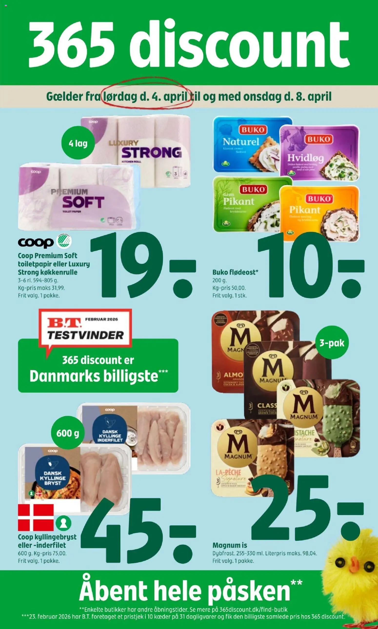 Eksempel på tilbudsavis Coop 365 - Tilbudsavis fra butik Coop 365 gyldig fra 04/04/2026
